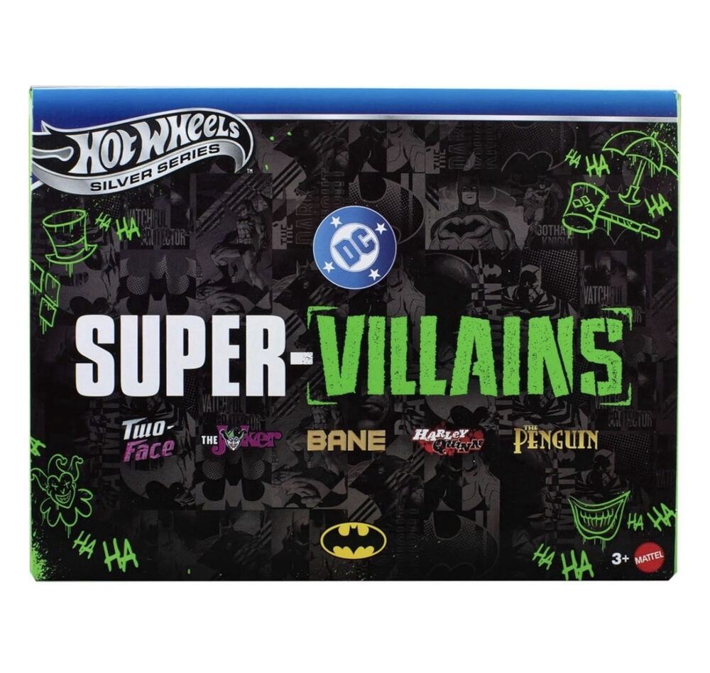 2026 Hot Wheels DC Silver Series DC Batman Super Villains Set BRAND NEW